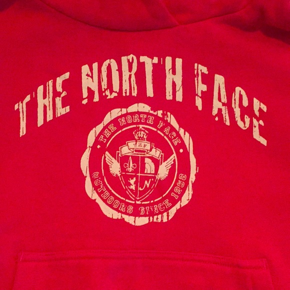 Hot pink North Face hoodie - Picture 3 of 8